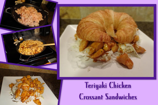 Teriyaki Chicken Crossant Sandwiches