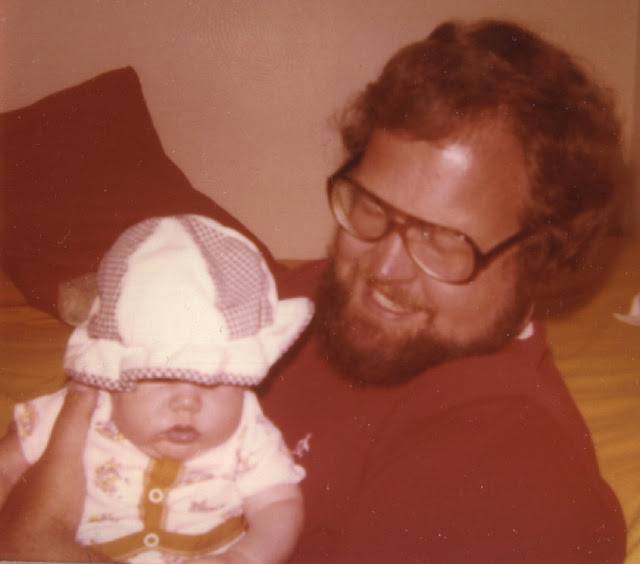 Professor Renstrom and baby Joelle. From our interview with Joelle Renstrom, on her new book, Closing the book: Travels in Life, Loss, and Literature