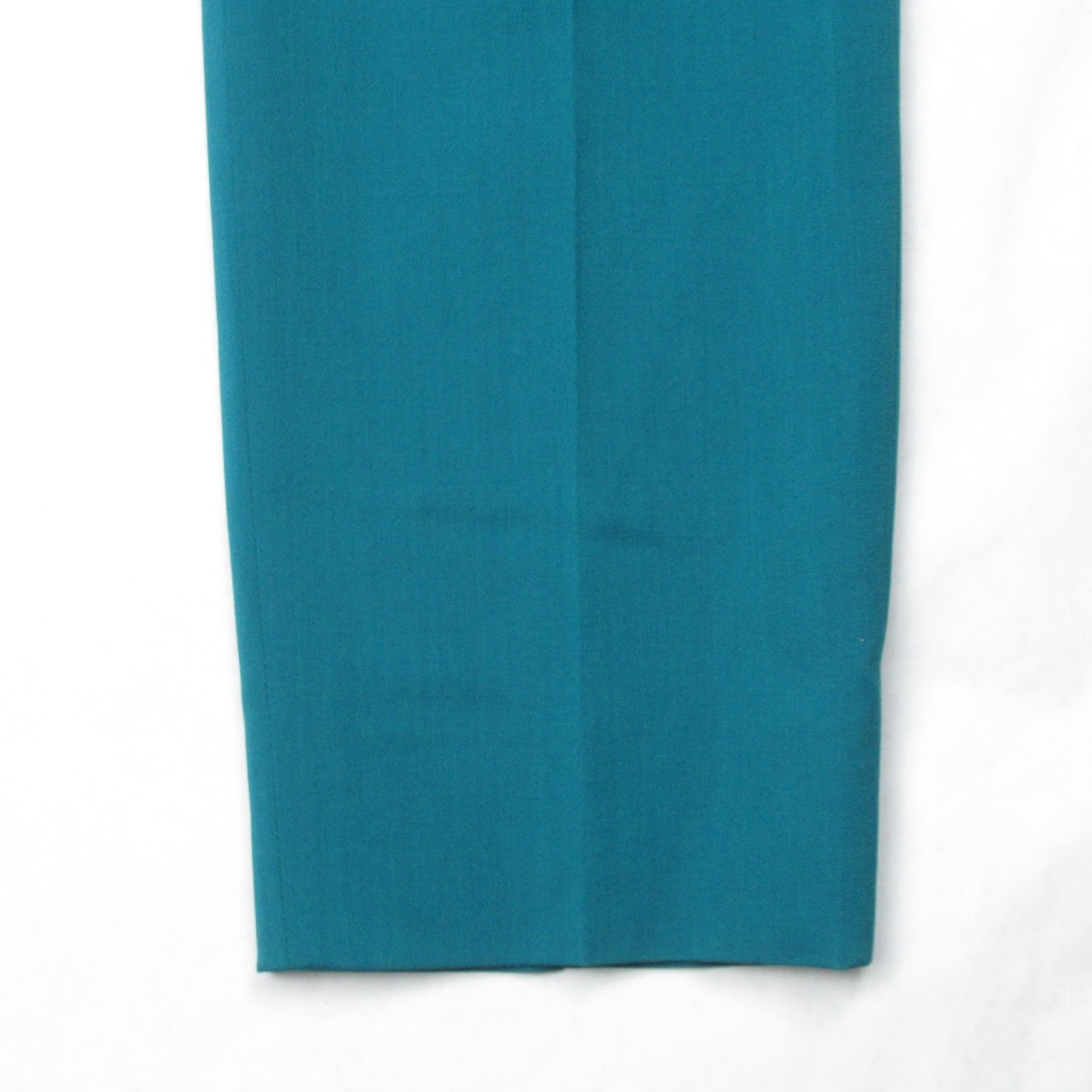 Gucci Teal New Slim Trousers