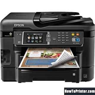 Reset Epson WorkForce 321 printer with Resetter program