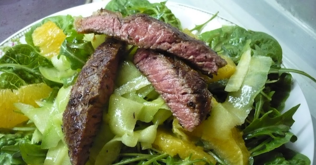 Sarah&amp;#39;s Kitchenlog: Salat mit Rinderfilet streifen