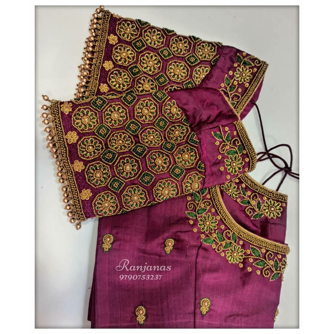 aari work Blouse Designs 2021 ||bride blouse designs||