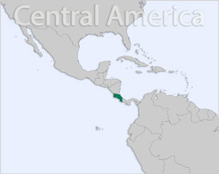 Costa Rica location map