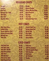 Bangalore Agarwal Bhavan menu 2