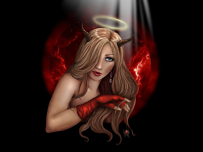 Holy Demoness In Red, Fallen Angels