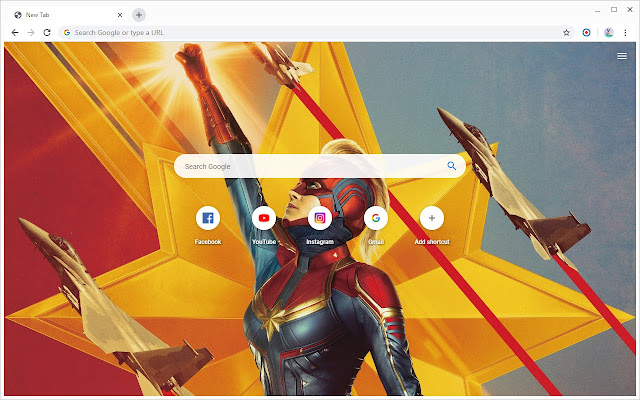 Captain Marvel Wallpapers New Tab