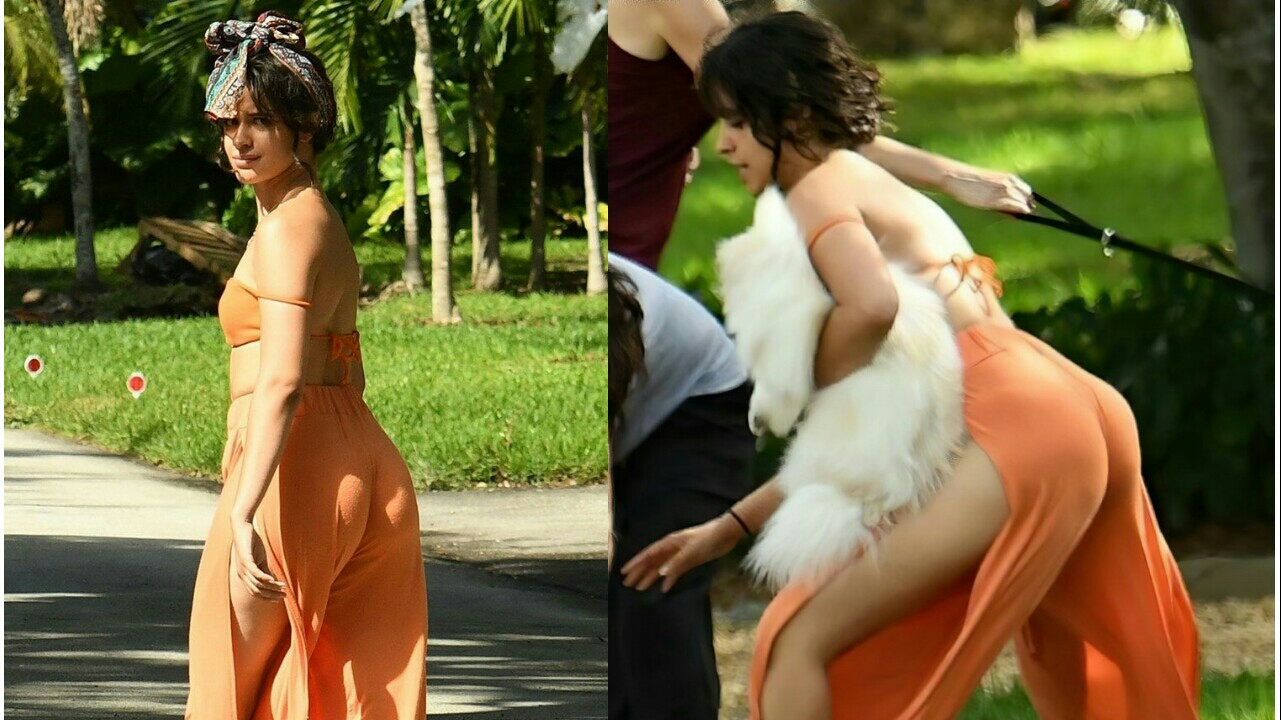 Pop star Camila Cabello’s dress while out for a walk