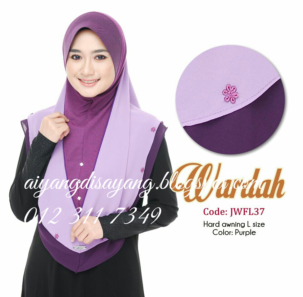 HOT!!! TUDUNG WARDAH FLORAL KEMBALI LAGI  Aiyangdisayang