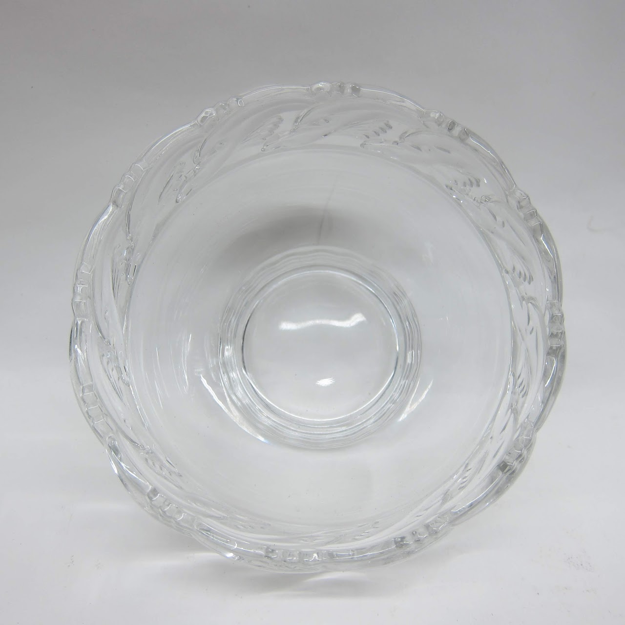 Tiffany & Co. Crystal Dolphin Bowl