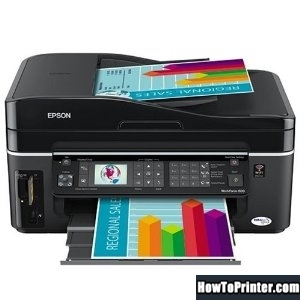 Reset Epson WorkForce 600 printer by Resetter program