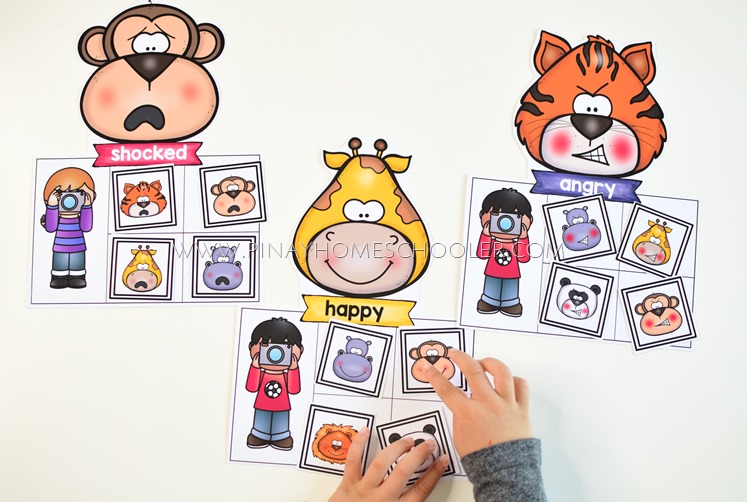 ANIMAL EMOTIONS MATCHING GAME