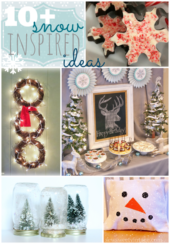 Over 10 Snow Inspired Ideas at GingerSnapCrafts.com #snow #linkparty #features_thumb[2]
