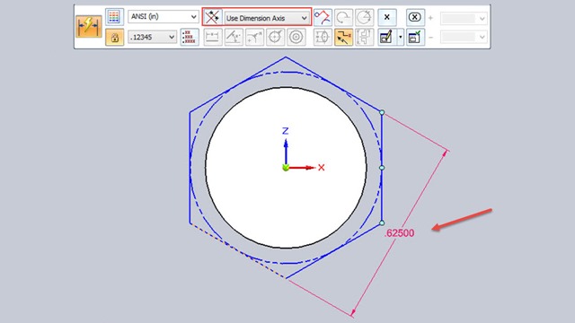 Applying Parallel or Perpendicular Dimension in Solid Edge