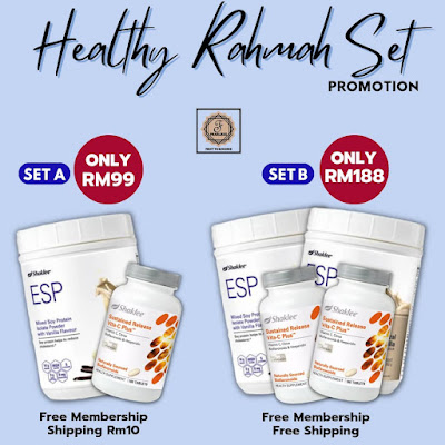 set rahmah shaklee