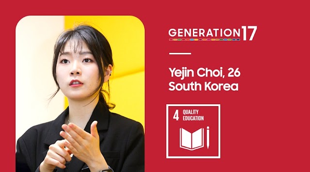 Meet the Generation17 Young Leaders: The Story of Yejin Choi - Samsung Global App