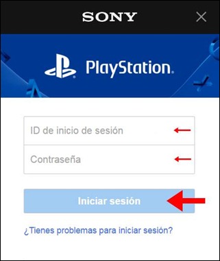 Abrir mi cuenta PSN - 513