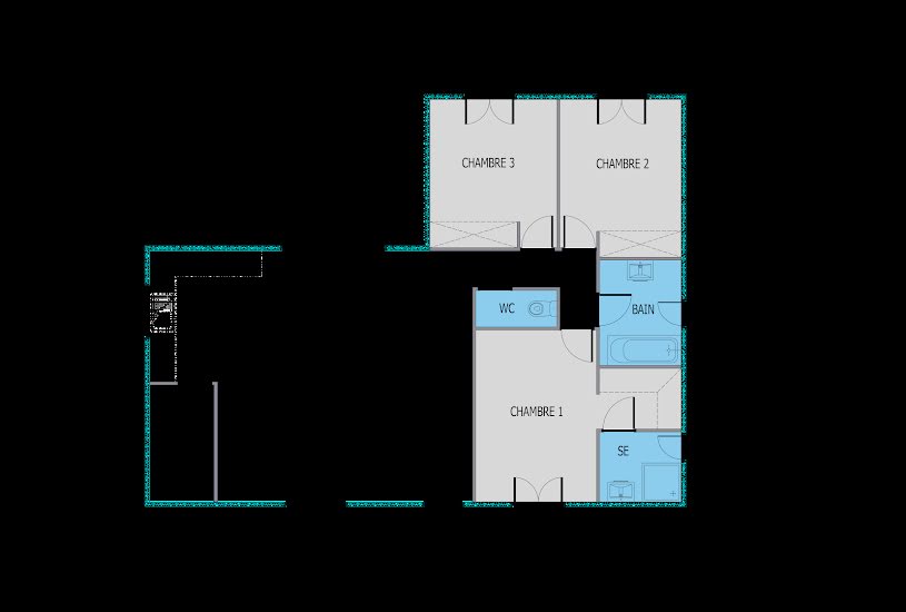  Vente Terrain + Maison - Terrain : 989m² - Maison : 89m² à Saint-Pierre-du-Mont (40280) 