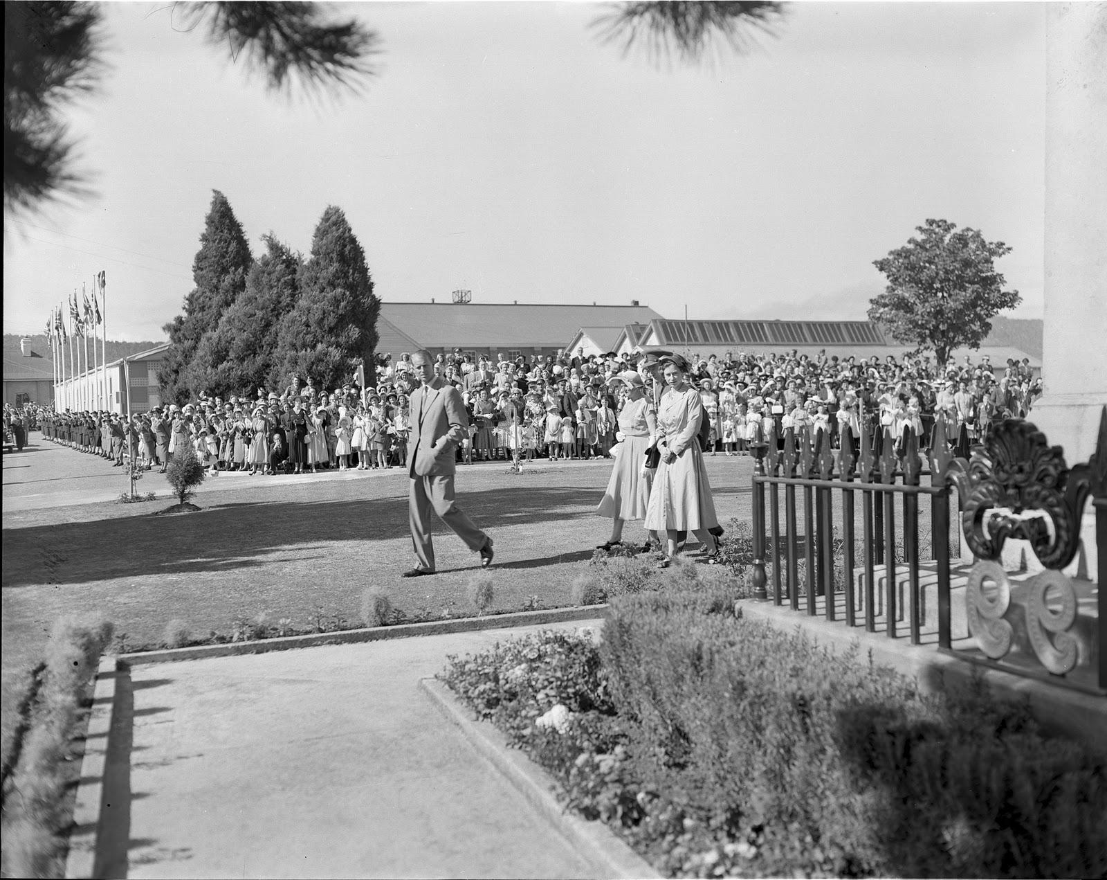 at Anglesea Barracks 1954