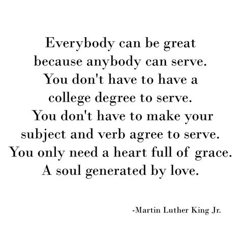 serve -- mlk