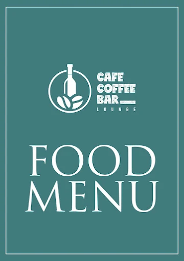 Cafe Coffee Bar menu 