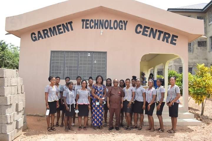 Dr. Archibald Y. Letsa paid a visit to the Garment Technology Centre located near Summer Light Hotel in the Ho Municipality