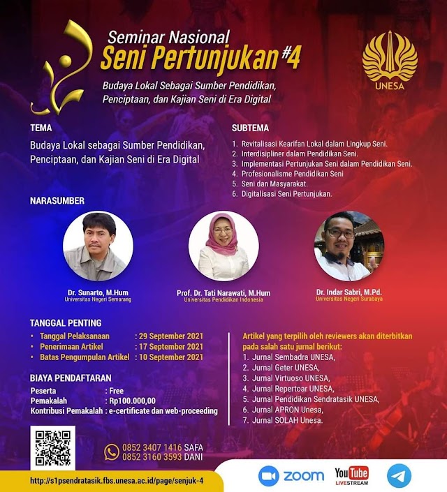 Seminar nasional seni pertunjukan