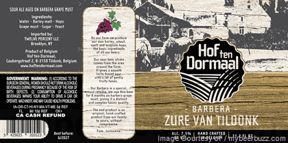Hof Ten Dormaal Barbera Hof Ten Dormaal Barbera