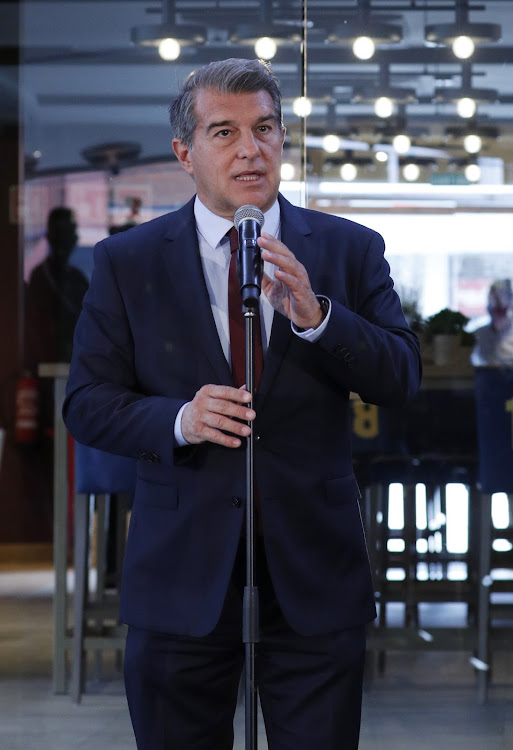 Barcelona president Joan Laporta