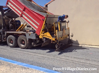 French Village Diaries recycling a road France village life