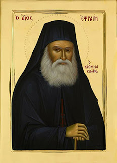 Elder Ephraim of Katounakia  and Aimilianos of Simonopetra