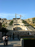 The Kaskad (Cascade), with the World War II Memorial at the top, Yerevan, Armenia.