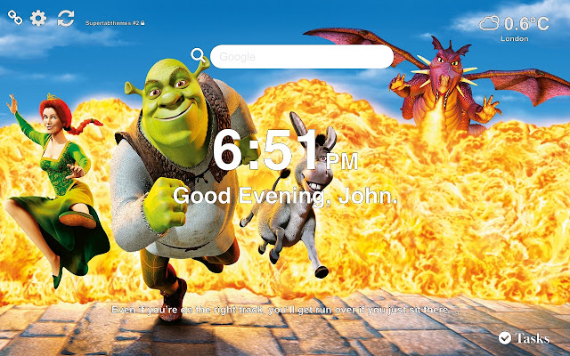 Shrek Best Wallpaper and Tab Theme