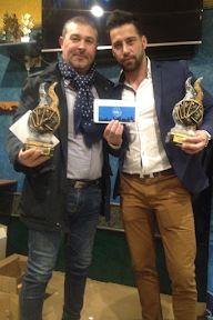 JOSE ALFREDO PÉREZ GÚTIEZ y LINO MESA GARCÍA, Campeones del XVII CAMPEONATO CAFETERÍA CASTILLA