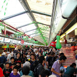 very busy in asakusa in Asakusa, Japan 