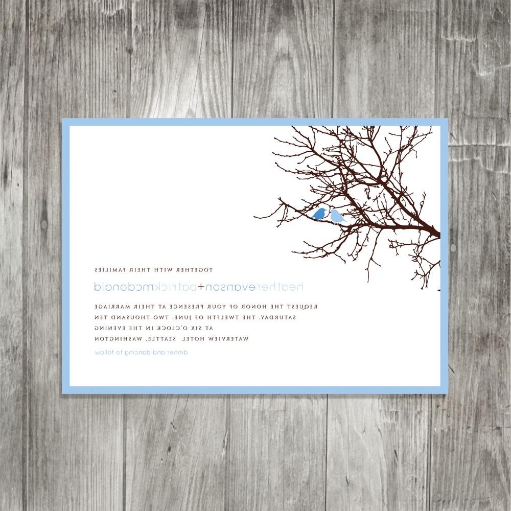 a Tree Wedding Invitation