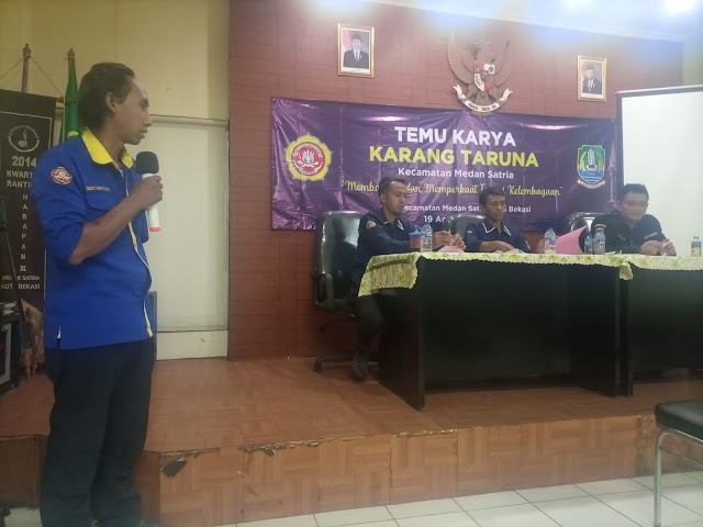 DEDI HARYANTO TERPILIH SEBAGAI KETUA KARANG TARUNA KECAMATAN MEDAN SATRIA