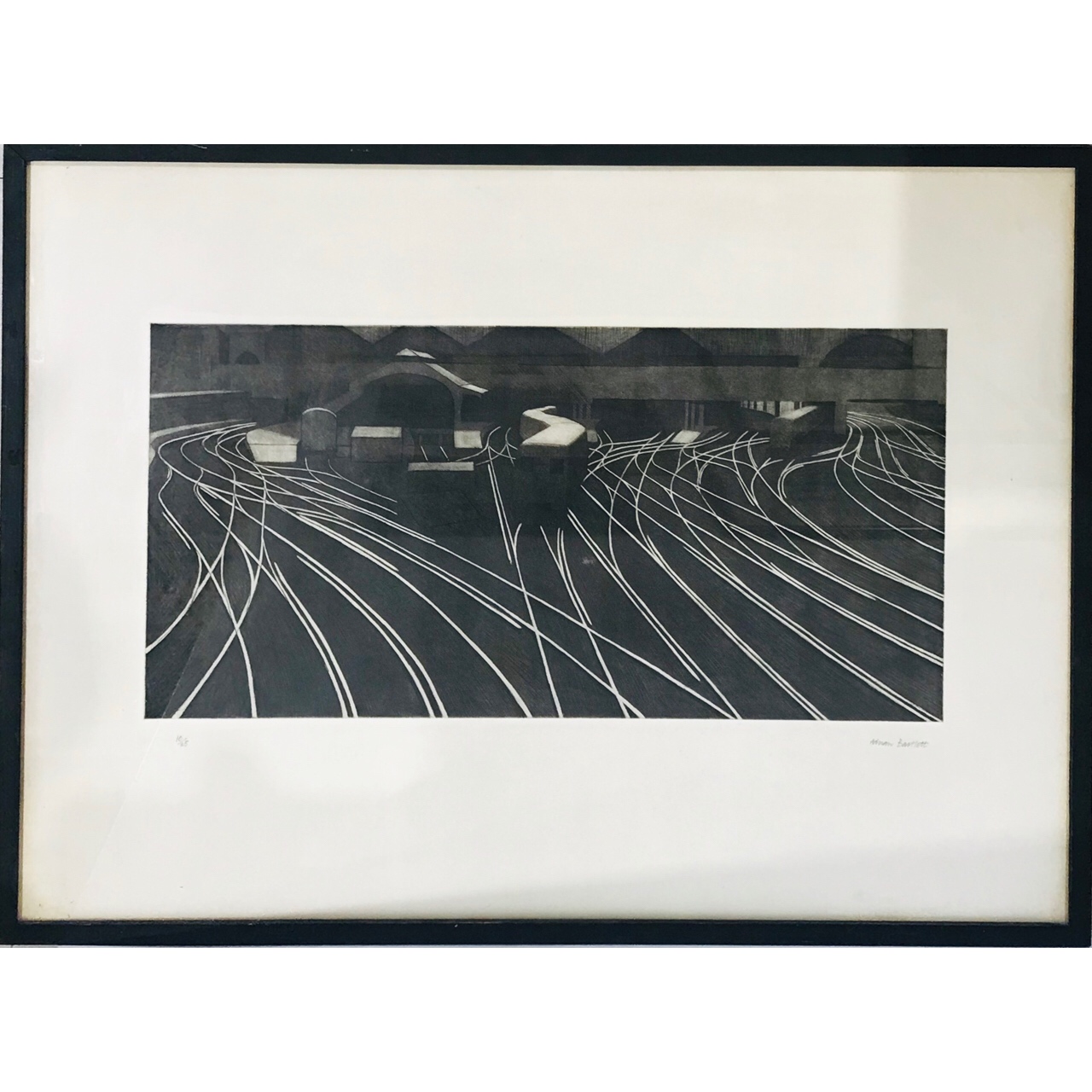 Adrian Bartlett Signed Etching