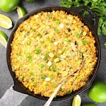 Smoky Poblano Corn Dip Recipe was pinched from <a href="http://tasteandsee.com/smoky-poblano-corn-dip-recipe/" target="_blank">tasteandsee.com.</a>