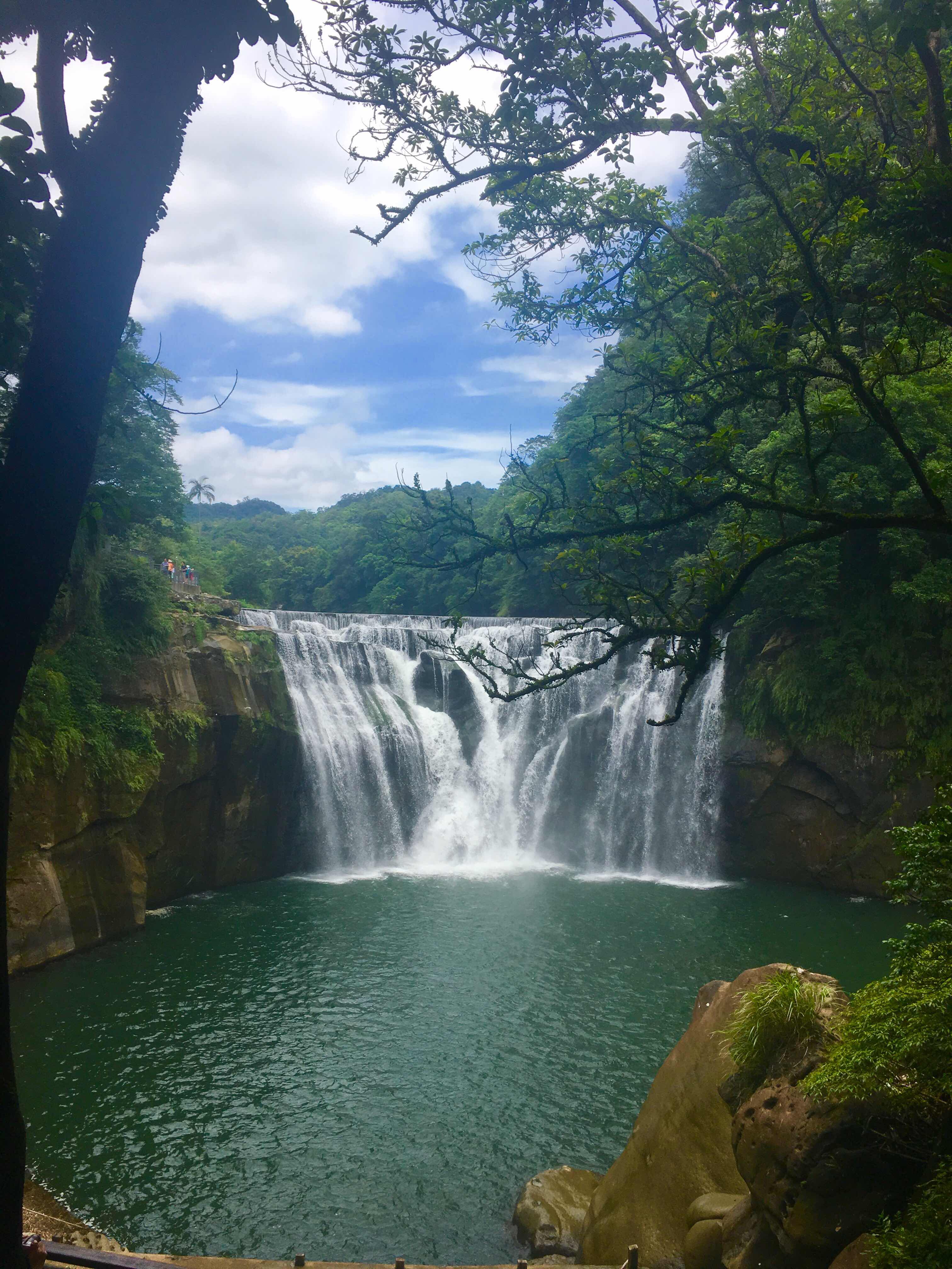 shifen waterfall, pingxi, shifen, taiwan, little niagara