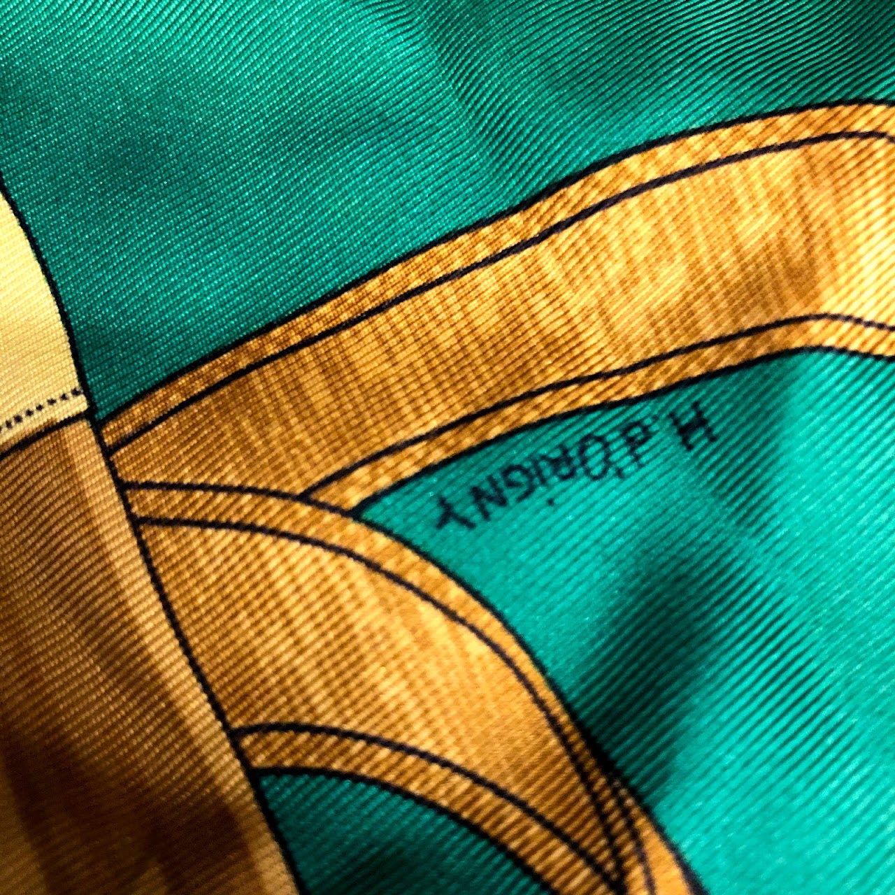 Hermès Eperon d'Or Silk Scarf