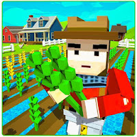 Super Blocky Farmer Life Farming Games 2018