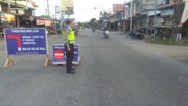 Gatur Lalin Pagi Bentuk Pelayanan Satlantas Polres Batu Bara Kepada Masyarakat