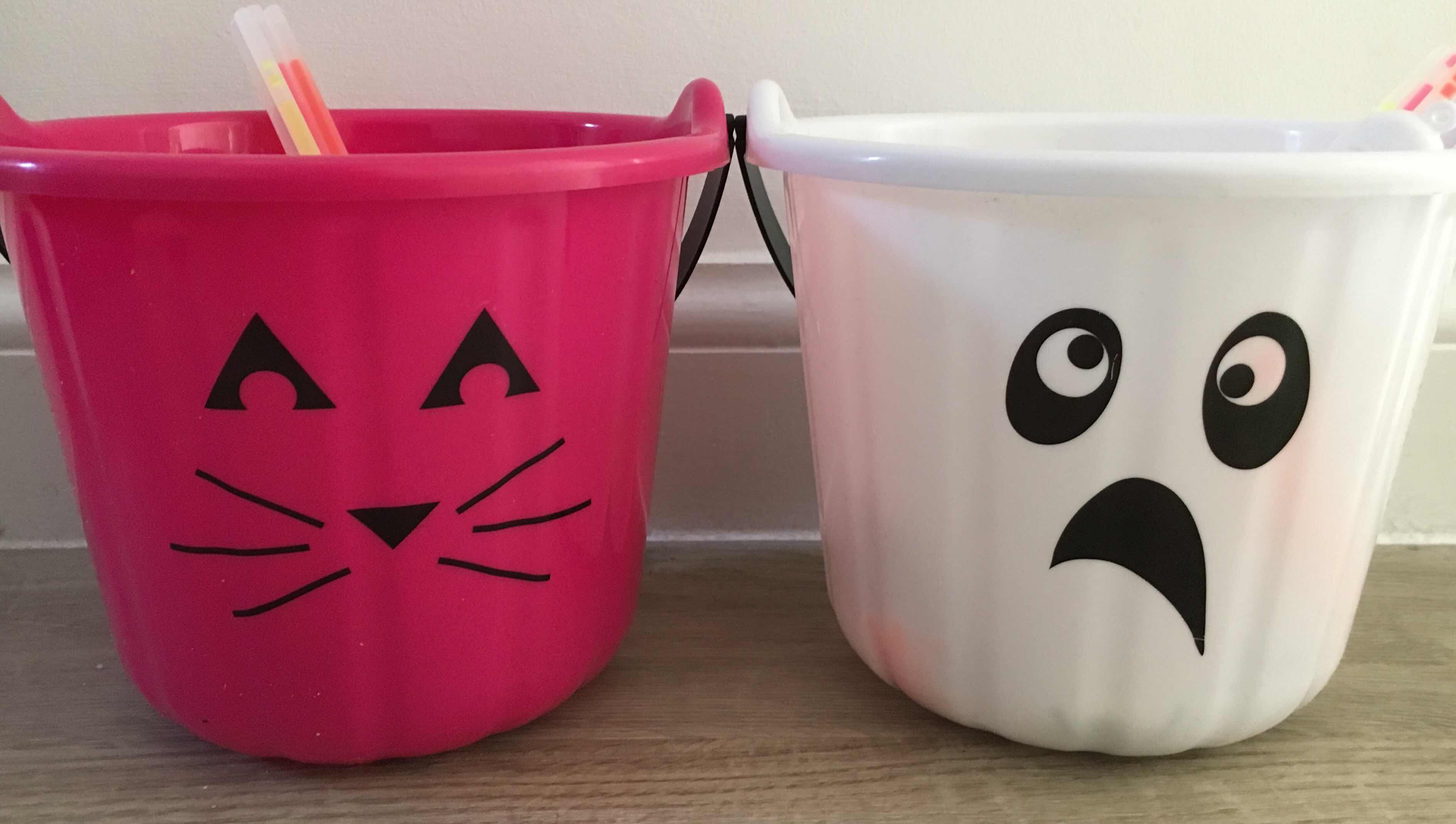 Trick or treat buckets