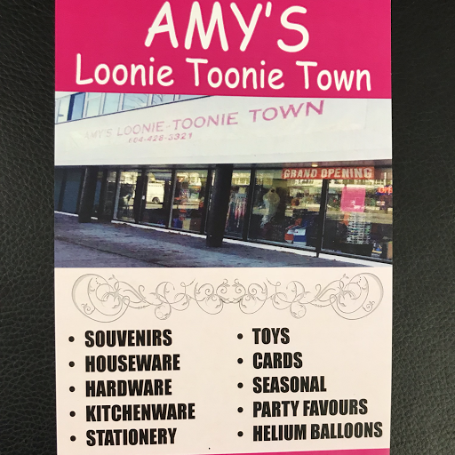 Amy’s loonie toonie town logo