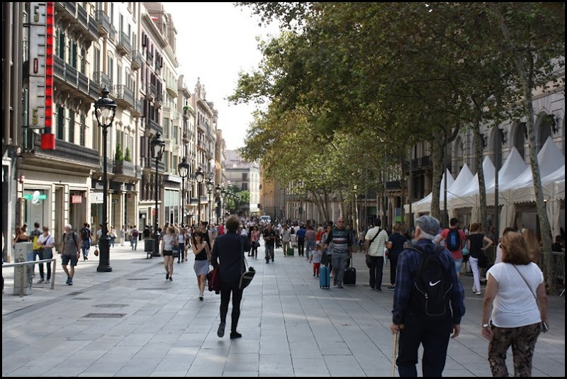 Barcelona street scene