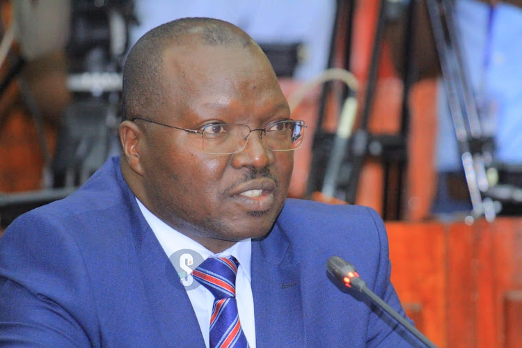 Cabinet secretary nominee for Co-operatives and Micro, Small and Medium Enterprises Development Simon Chelugui appears before the National Assembly Committee on appointments on October 22, 2022.