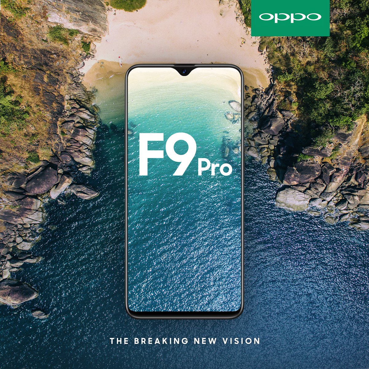 تصميم OPPO F9 Pro يكشف عن قدومه بشكل مختلف جذرياً مقارنة بالأجيال السابقة