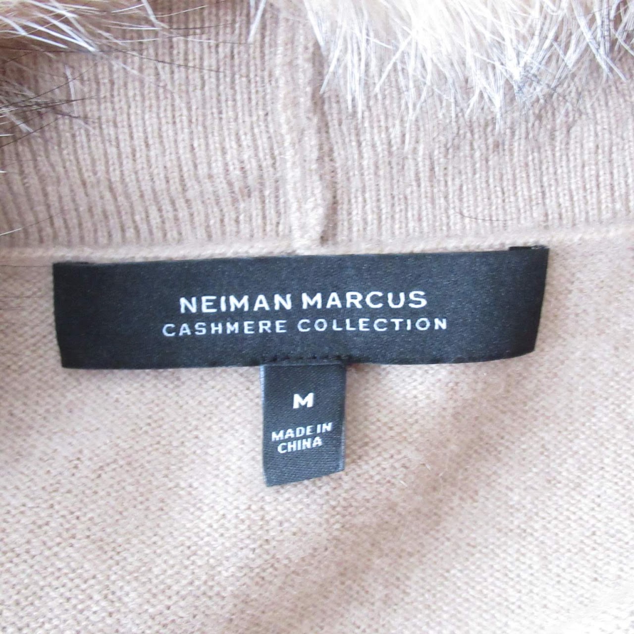 Neiman Marcus Cashmere & Fox Sweater Set