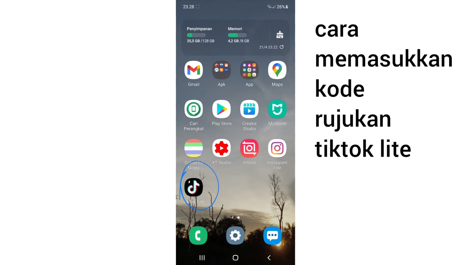 Cara mendapatkan kode rujukan tiktok