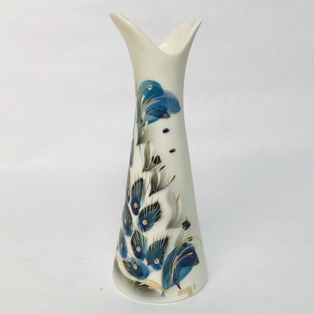 Sascha Brastoff Midcentury Art Pottery Vase